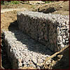 gabions, retaining walls